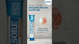 How to use Orasore Mouth Ulcer Gel? #shorts #shortvideo