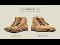 History series oak street boondockersmarine field shoe in natural chromexcel roughout