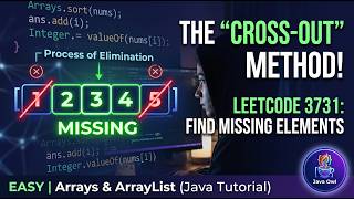 Find Missing Elements - LeetCode 3731 (Java) | Step-by-Step