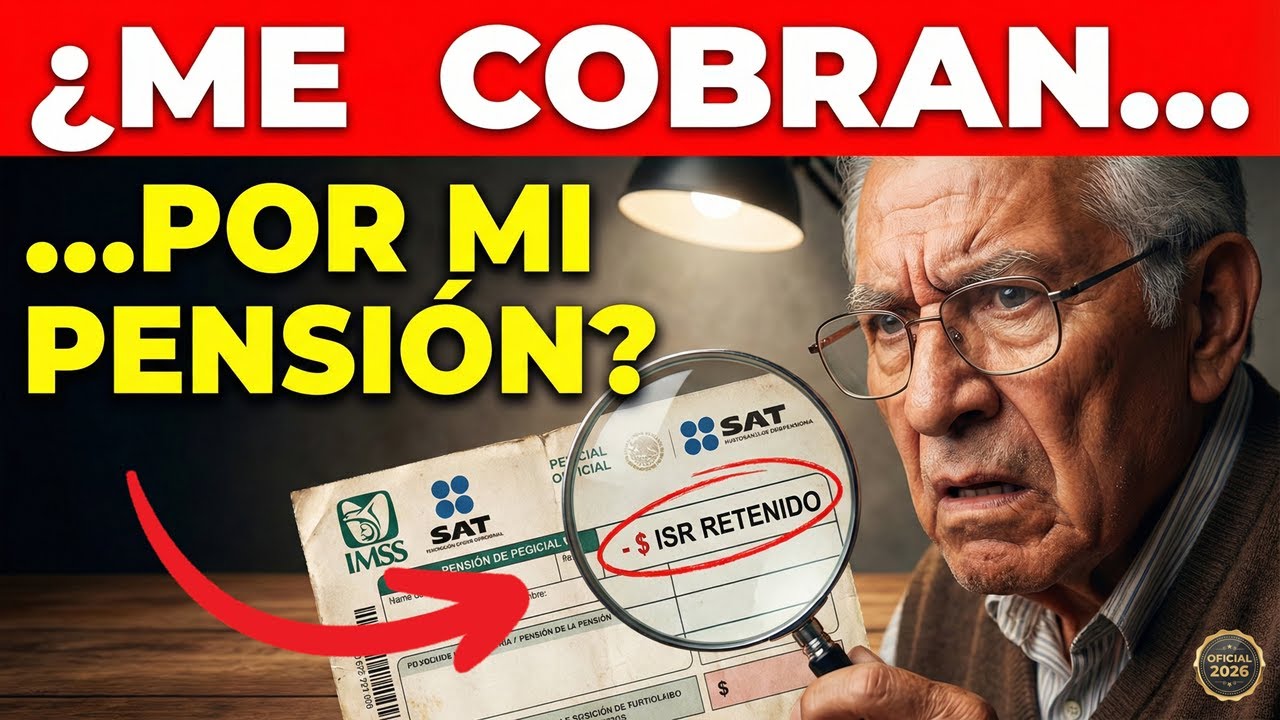 ¿Tu PENSIÓN Paga IMPUESTOS ? La Verdad sobre el SAT y el IMSS en 2026