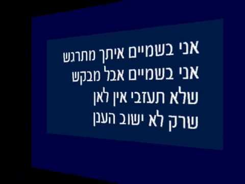 ראובן ארז אני בשמיים Reuven Erez 