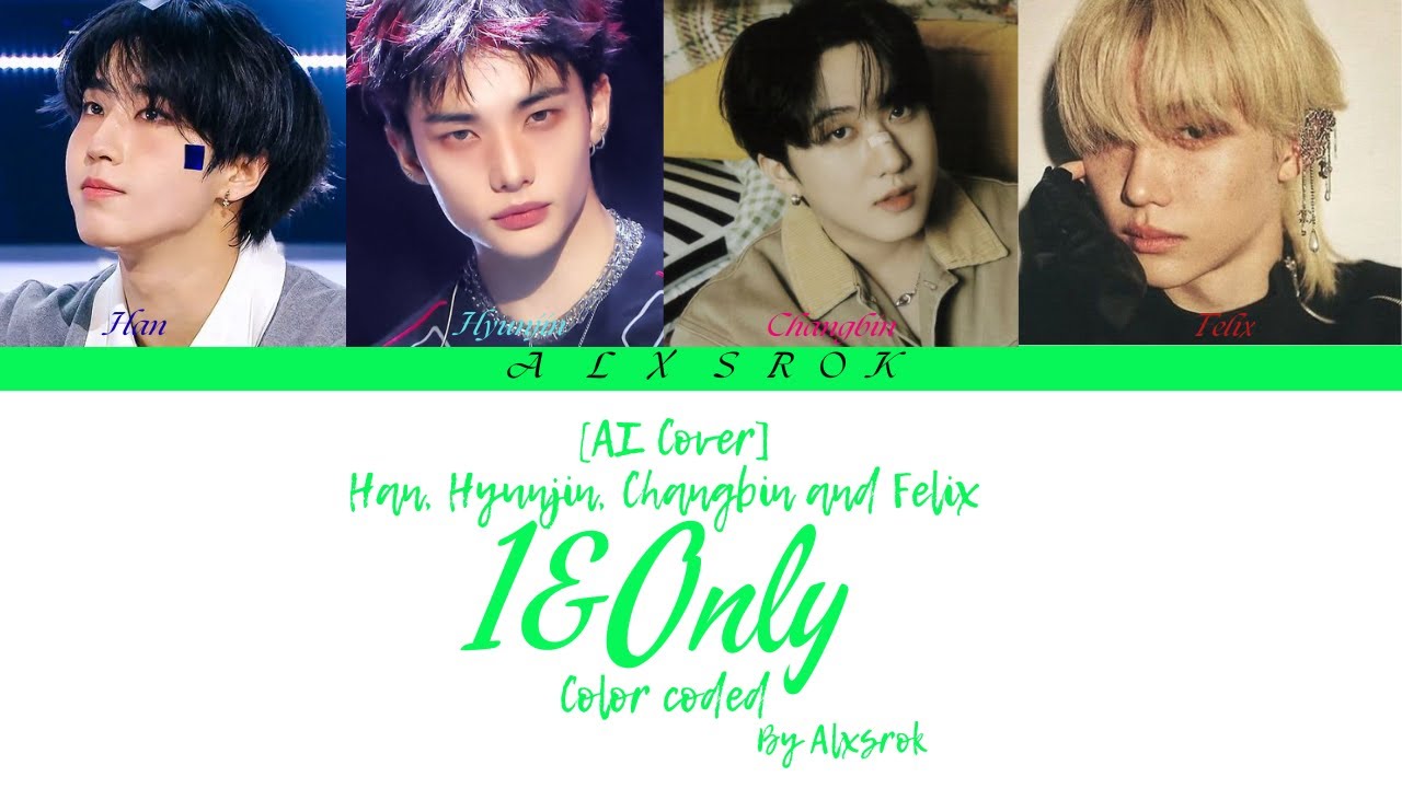 [AI COVER] Straykids - 1&only (Color Coded)