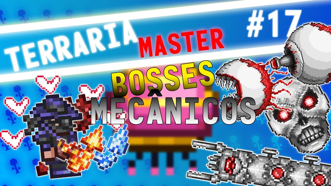 terraria matando bosses mecanicos 