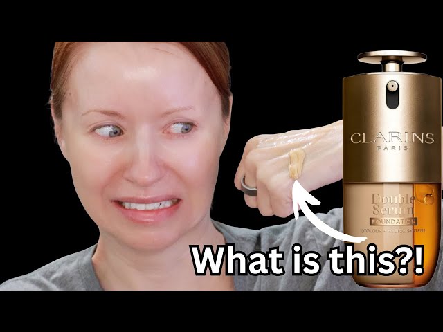 NEW CLARINS DOUBLE SERUM FOUNDATION | 2 DAY 10 HOUR WEAR TEST