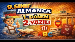 9.Sınıf Almanca 1.Dönem 2.Yazılı Soruları