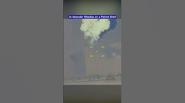 Two Iskanders Hit Patriot Site — Complete Destruction!! 💥 #shorts