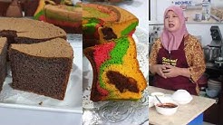 ANEKA CHIFFON CAKE: PANDAN CAKE, RAINBOW CAKE, CAKE KETAN HITAM, BANANA CAKE, DAN CHOCOLATE CAKE - Durasi: 22.37. 