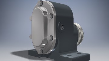 Gear Pump (Autodesk Inventor 2016)