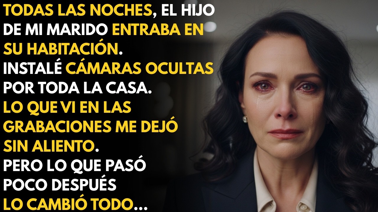 Cada noche él entraba a su Cuarto. Cuando vi la grabación, llamé a la POLICÍA de inmediato !