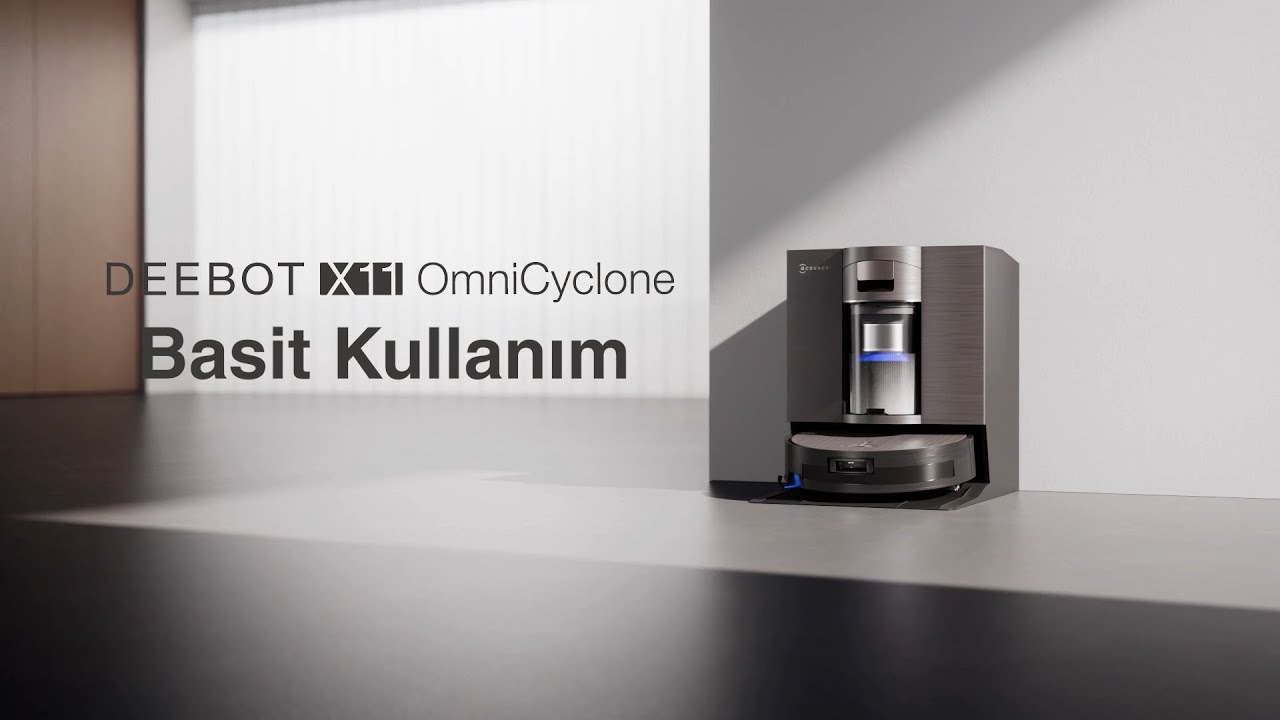 DEEBOT X11 OmniCyclone | Basit Kullanım Kılavuzu