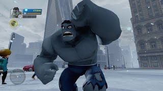 Disney Infinity 2.0 - Grey Hulk Gameplay (Gamma Rays Power Disc)