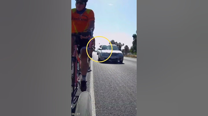 Passenger hit cyclist with fly swatter