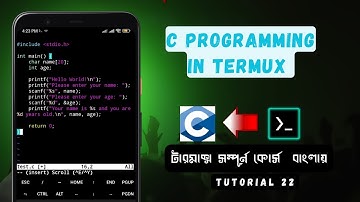 c programming language on android phone using termux | termux full course in Bengali | Termux