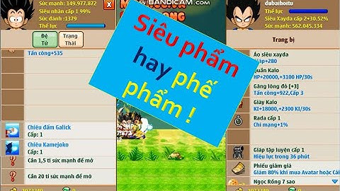 [Ngọc Rồng Online] mở skill 2 đệ tử xem đệ có hiếu hay bất hiếu