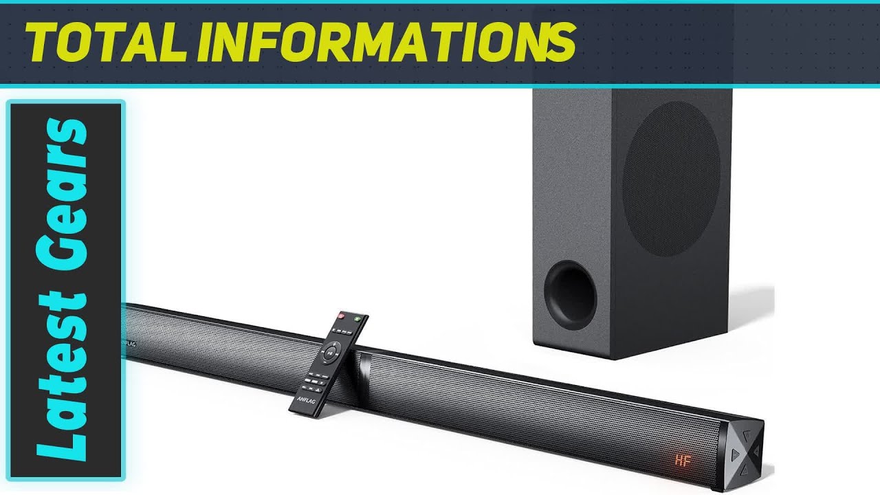 Immersive Sound Experience: ANFLAG 2.1CH Sound Bar with Subwoofer