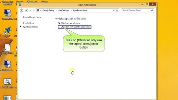 How to limit or restrict desktop application for child account in Windows 8 and 8.1
