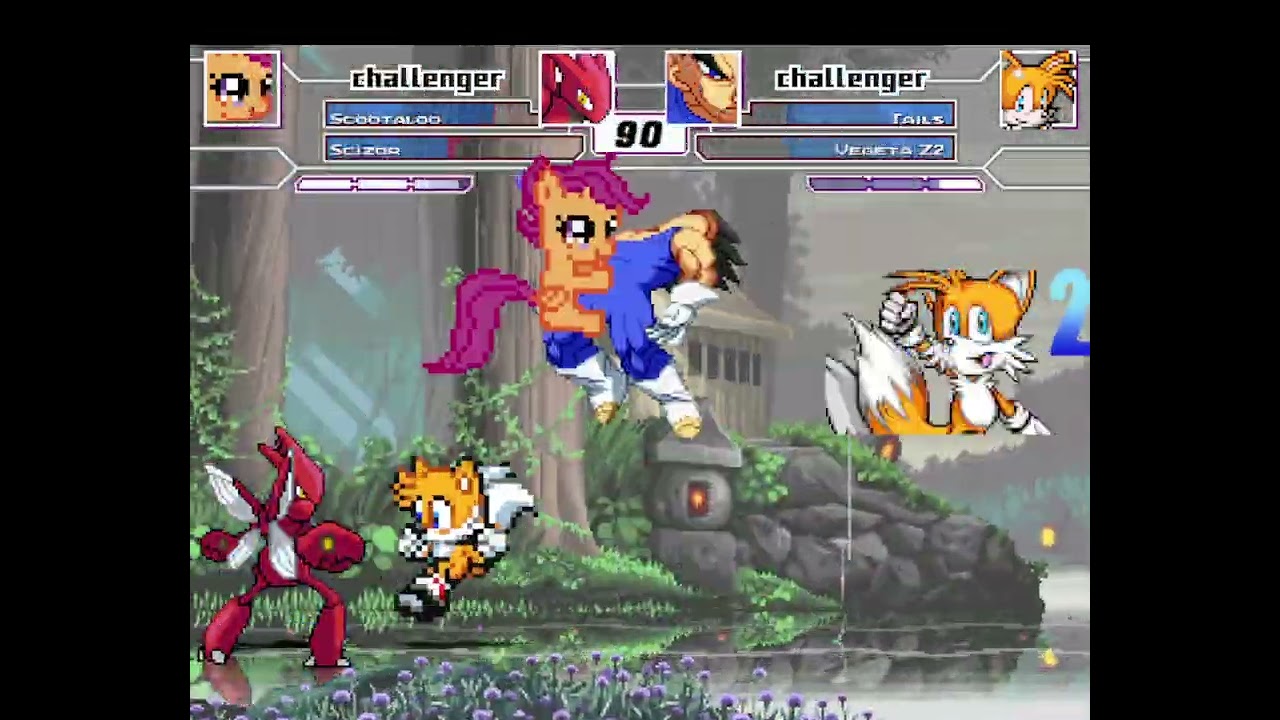 Mugen 2v2 16 Team Tournament, Dragon Tails VS Steel Scooters, (Un-commentated)