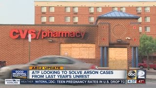 ATF looking to solve arson cases from April's unrest