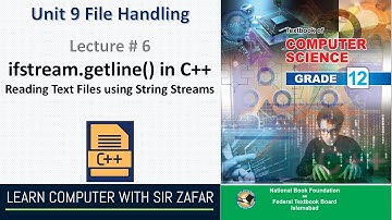String Streams in C++: How to Read Text Files | Second Year Computer Science | FBISE