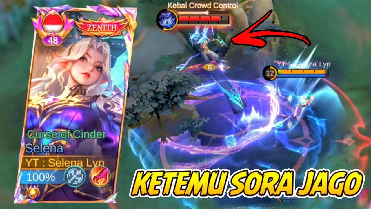 KETIKA SELENA HYPER KETEMU SORA JAGO🔥| MLBB 