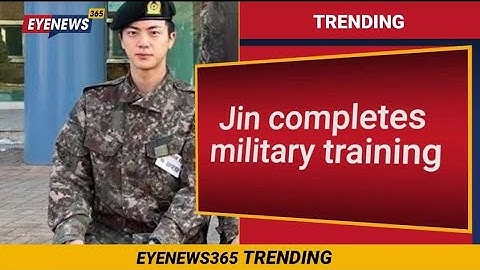 BTS Jin completes  basic military training and will serve as teaching assistant at training center