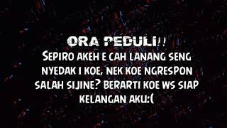Story wa 'Ora Peduli!!' #3