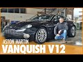 Aston martin vanquish v12  la supercar des annes 2000 