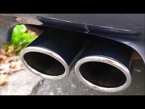 BMW E46 Chrome Exhaust Tips Retrofit / DIY / Install on a 325Ci