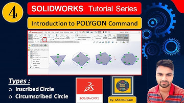 #4 | Introduction to Polygon Command | Sketching in SolidWorks | SolidWorks Tutorial Series |