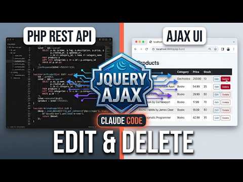 Complete Your PHP CRUD — Edit and Delete with Claude Code