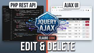 Details Edit and Delete with jQuery AJAX and PHP — Built with Claude Code Guide
