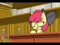 Blooms &amp; Tribunals (Ace Attorney Parody) - Little Applebloom Shorts