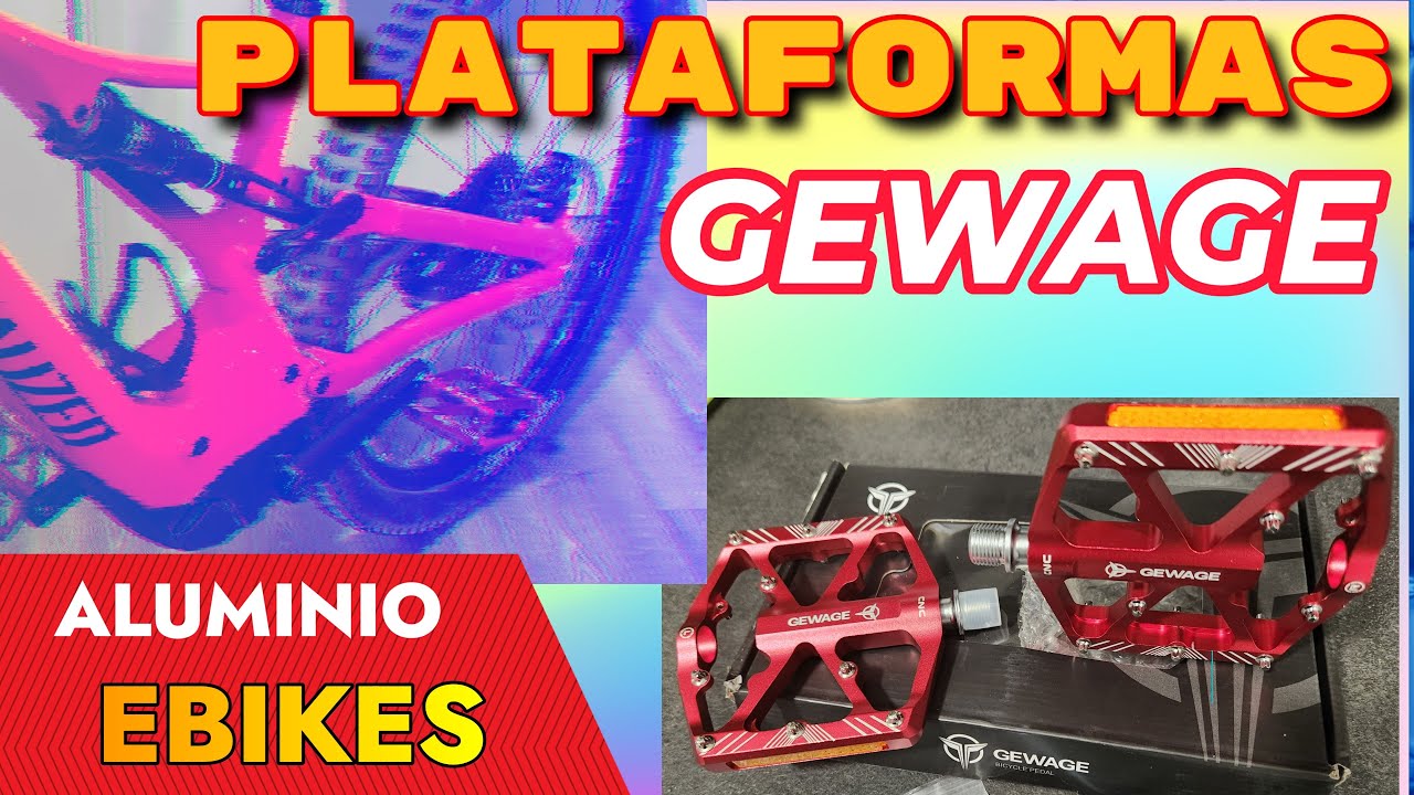 GEWAGE Pedales  PLATAFORMA Aluminio EBIKE SPECIALIZED TURBO LEVO