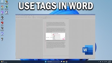 How To Use Tags in Microsoft Word - Easy Fix