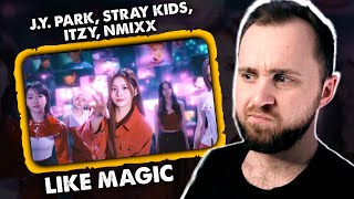 J.Y. Park, Stray Kids, ITZY, NMIXX - Like Magic // реакция на кпоп