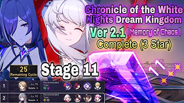 Memory of Chaos Stage 11 Complete (3 Star Full Run) | Honkai: Star Rail [2.1]