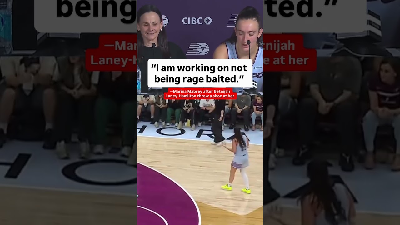 Things got chippy between Marina Mabrey and Betnijah Laney-Hamilton 😳