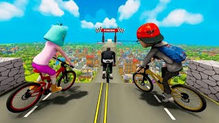 Fearless bmx stunt racing 3d :  motor cycle Racing games - android game play screenshot 5