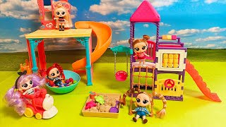 Barbie Doll Family LOL Surprise Play in The Playground Fun 인형놀이 드라마 장난감 놀이 | 보라미TV BoramiTV