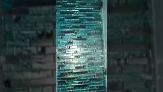 Aqua Metalglass Mosaic Wall Tile Perfect Cool Refreshing Backsplash For Your Kitchen