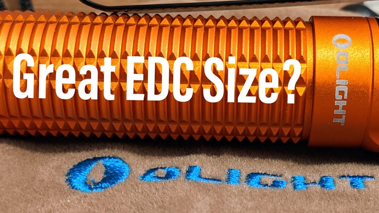 Awesome Orange EDC Light - Olight Baton 3 Pro - YouTube