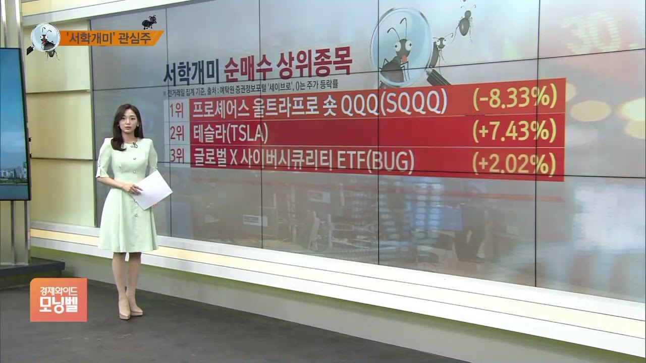 [서학개미 뭐샀나] 사이버보안 ETF 인기…1위는 나스닥100 3배 인버스