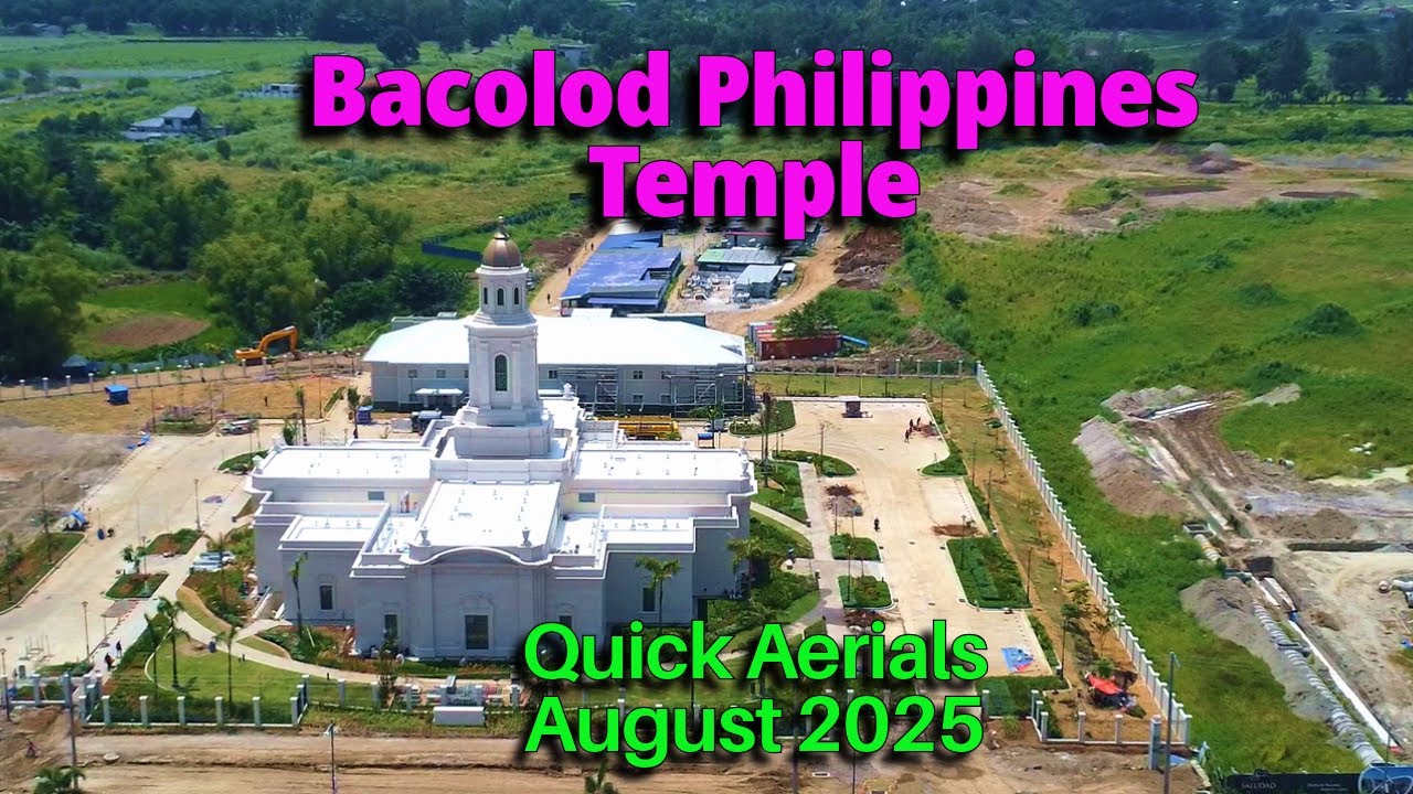 Bacolod Philippines Temple - Quick August 2025 Aerials | Negros Construction Projects Update