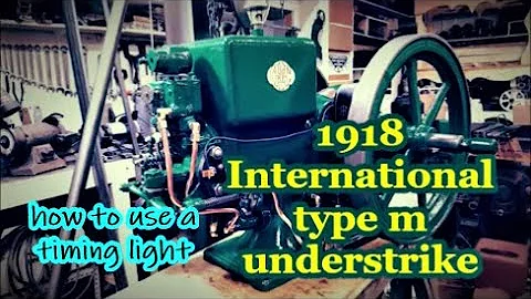 1918 International Engine type m understrike ignition timing light