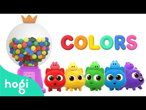 [NEW✨] Learn Colors with Candies! | Learn Colors for Kids | Colorful Candy Machine | Hogi & Pinkfong