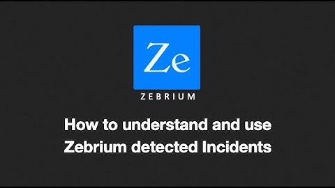 Explanation of Zebrium Incidents and how to use them