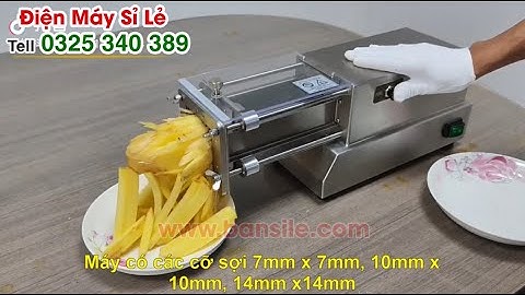 Máy cắt sợi - thái sợi - xắt sợi khoai tây - cà rốt - củ cải - dưa chuột. Thái hành tây hạt lựu