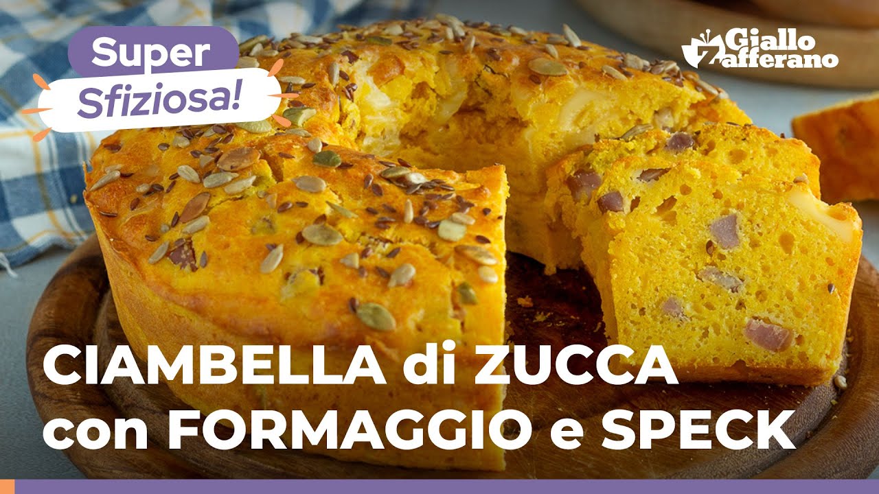Pumpkin, Speck and Cheese Ring Cake
