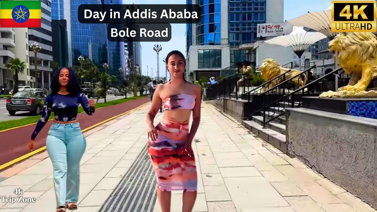 4K Walking in Addis Ababa Bole 🇪🇹 | Stunning City Streets & Local Life ...