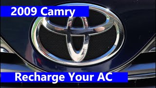Recharge Your Camry's AC (lowered mine almost 30 degrees)